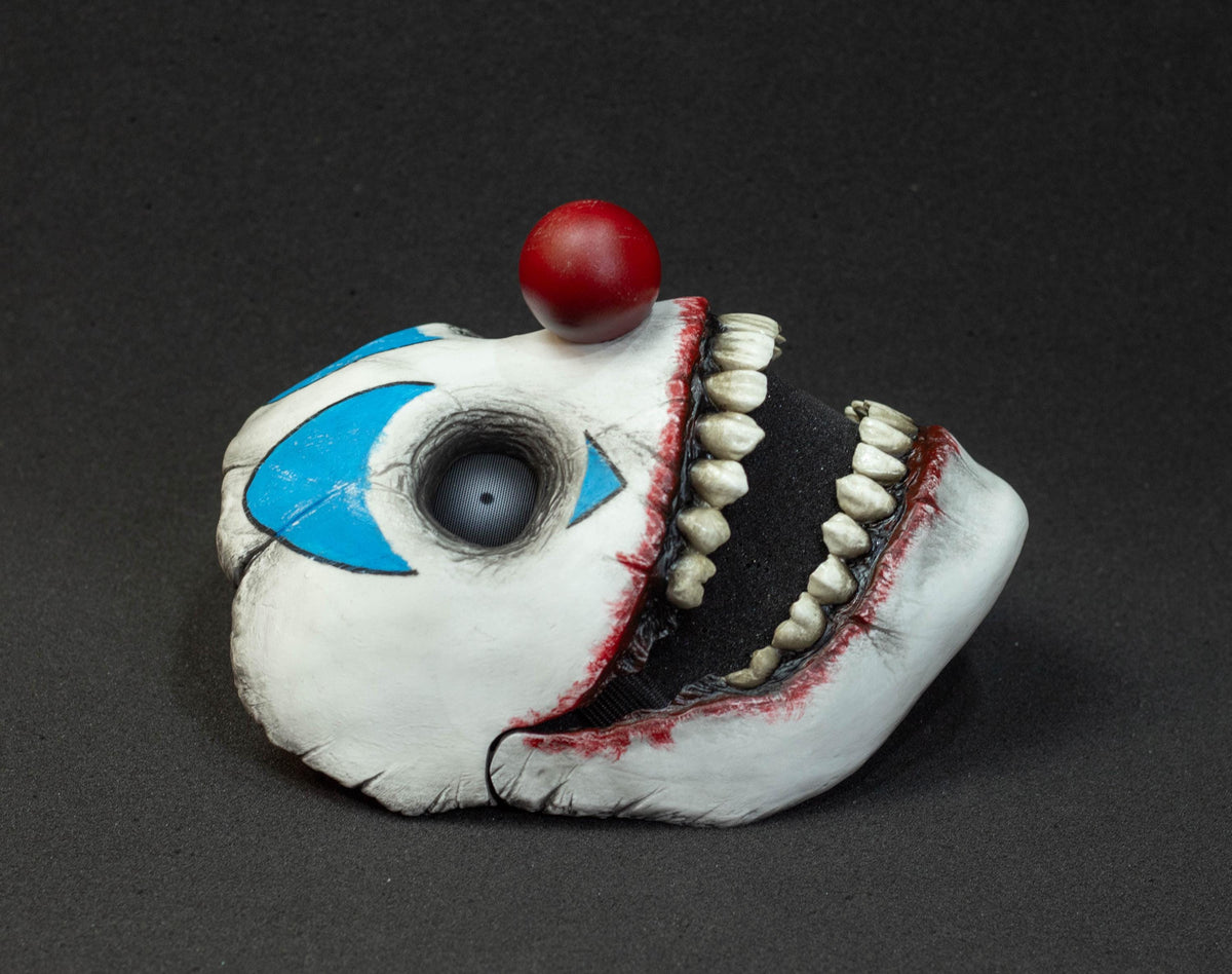 Smile clown mask with movable jaw for gift, Halloween, cosplay or party