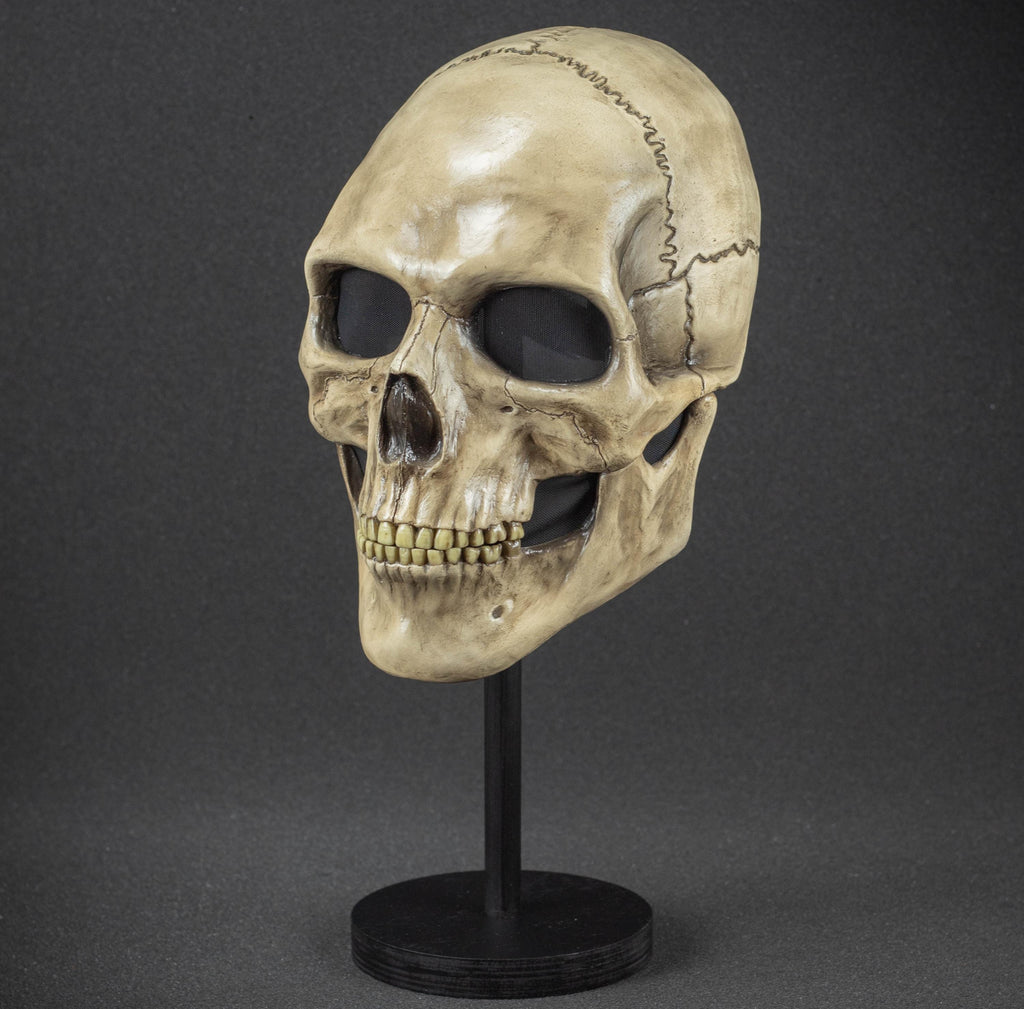 Human Skull Mask full face with realistic teeth and bone shape