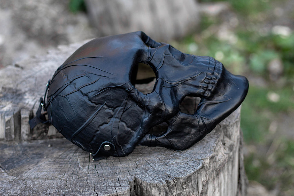 Skull Mask leatherette full face