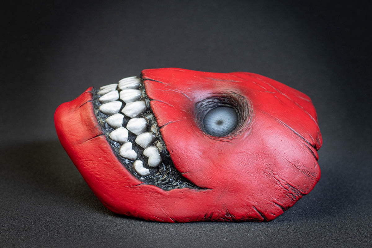 Creepy Smile Mask: Red Cosplay Halloween Mask