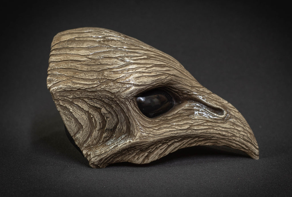 Bird mask halfmask bone shape