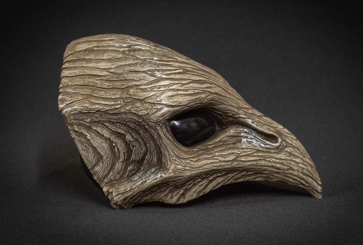 Bird mask halfmask bone shape