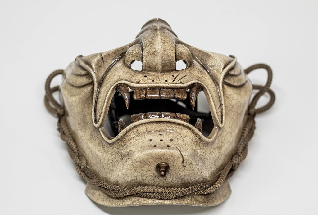 Ghost of Tsushima mask Crackle shape. Demon Menpo mask
