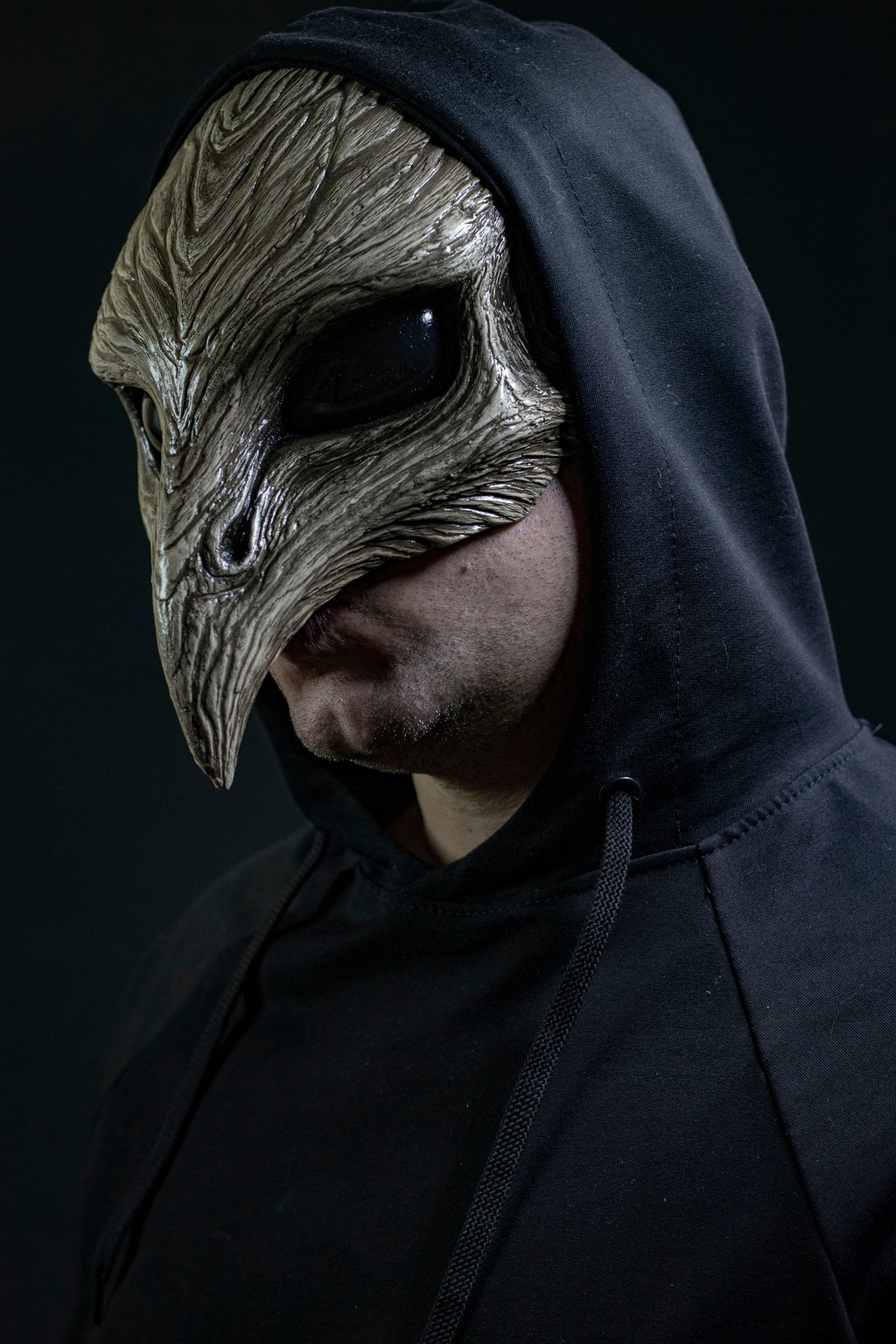 Plague Bird mask halfmask white bone shape