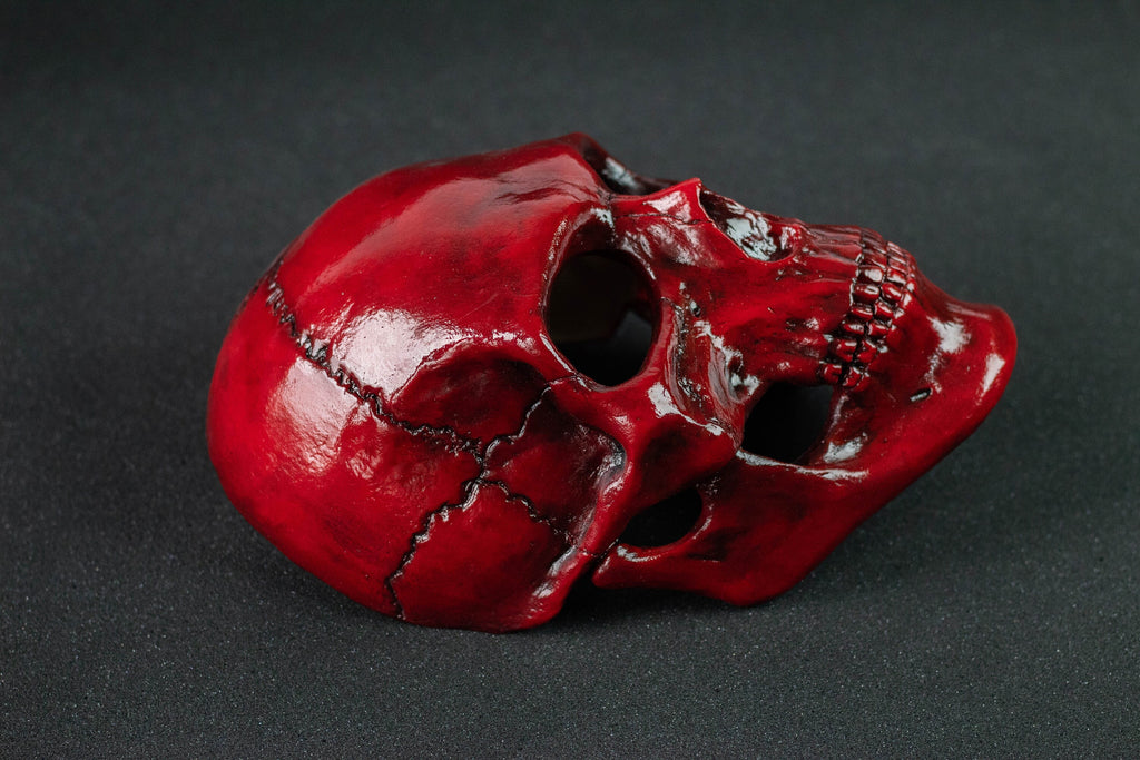Handmade Skull Mask: Movable Jaw, Adjustable Fit