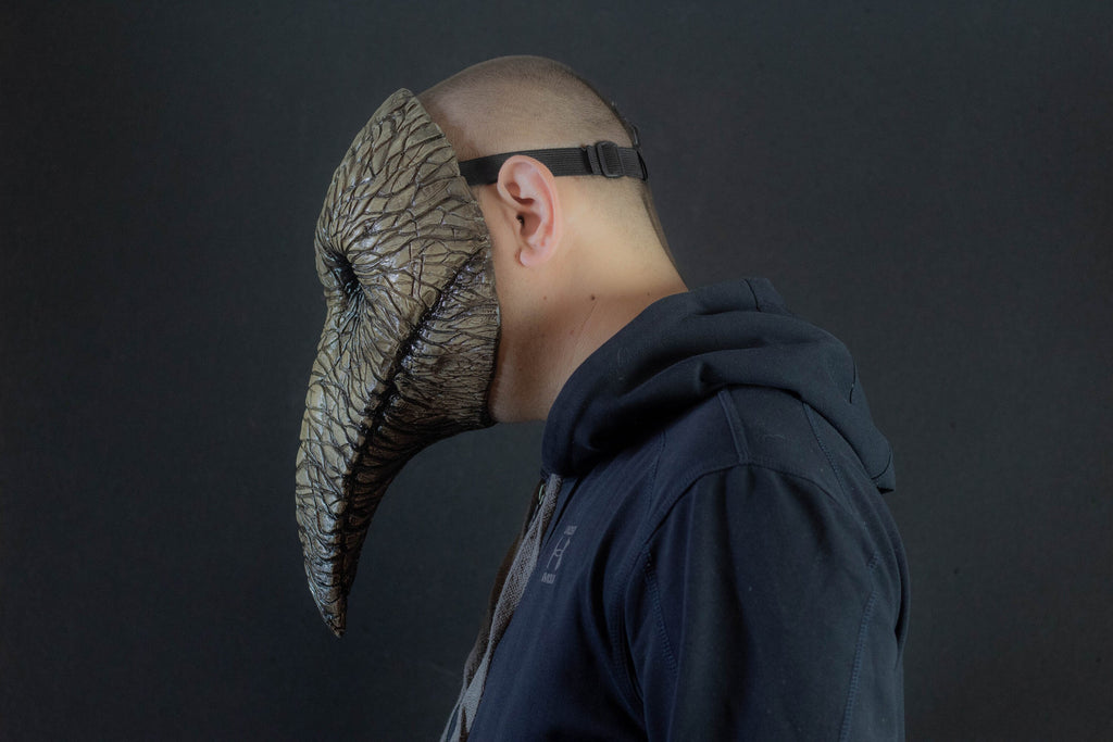 Plague Doctor mask, bone shape for Halloween
