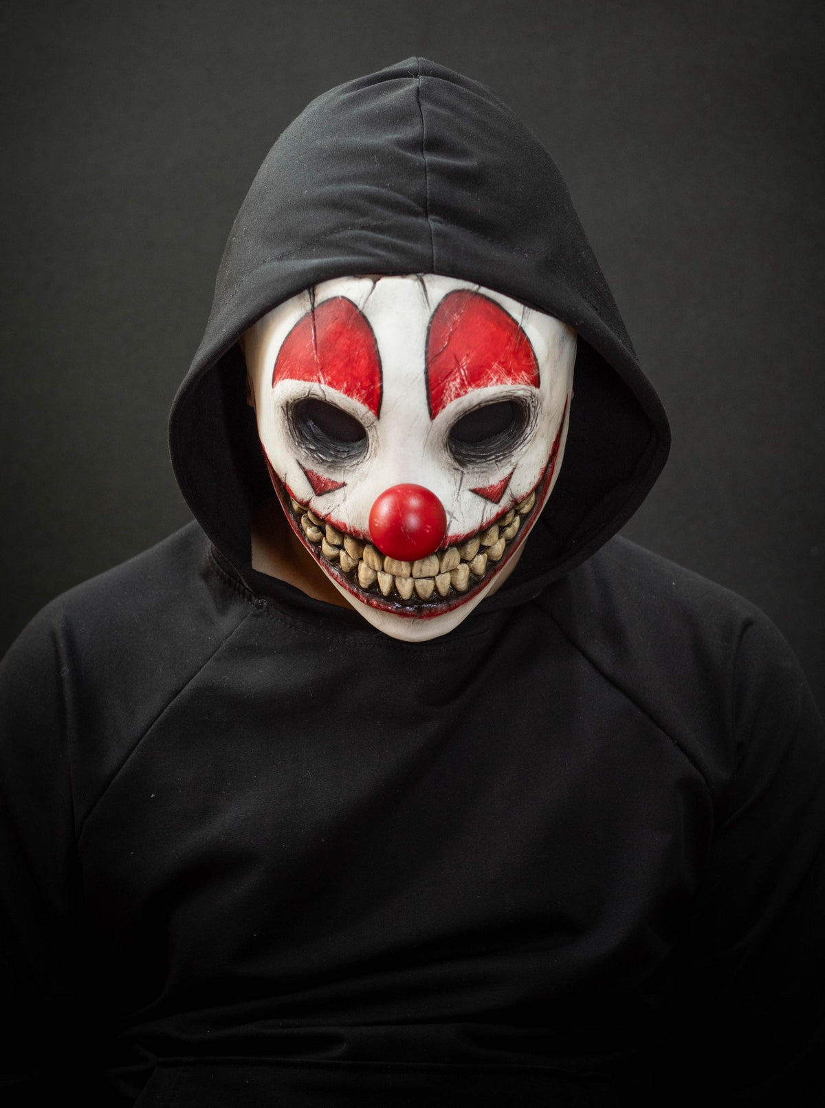 Red Сlown mask for gift, Halloween, cosplay or party