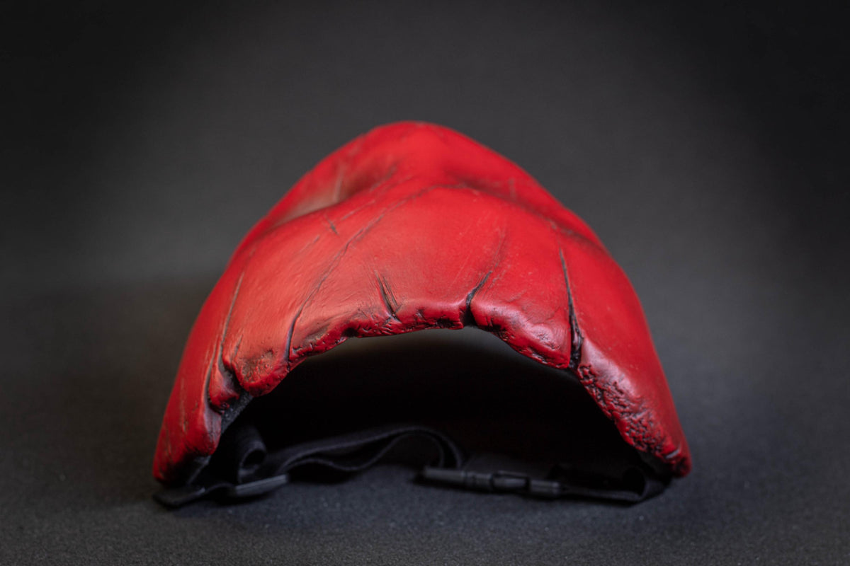 Creepy Smile Mask: Red Cosplay Halloween Mask