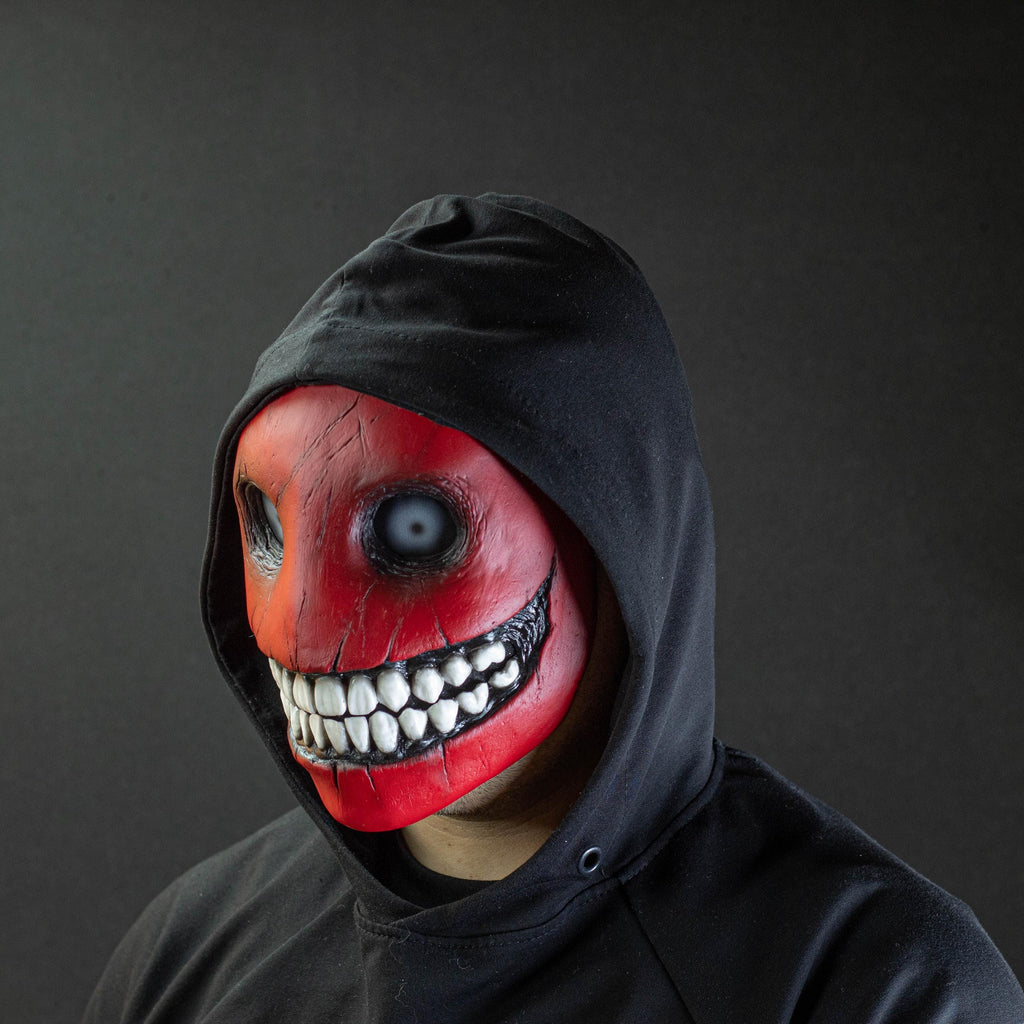 Creepy Smile Mask: Red Cosplay Halloween Mask