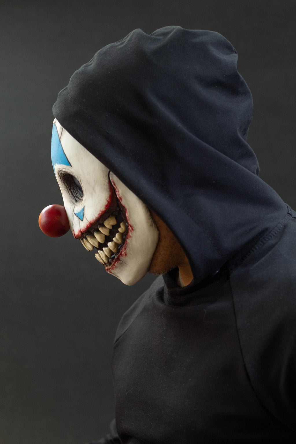 Smile clown mask with movable jaw for gift, Halloween, cosplay or party