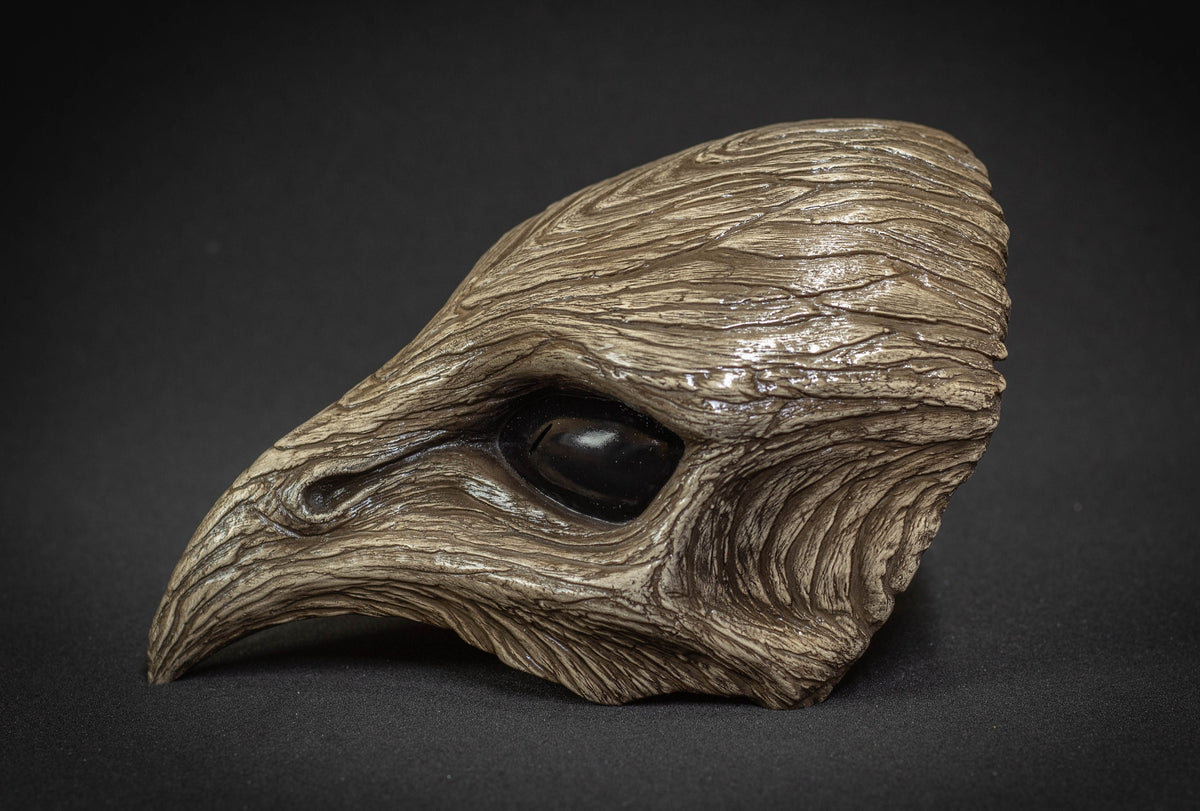 Bird mask halfmask bone shape