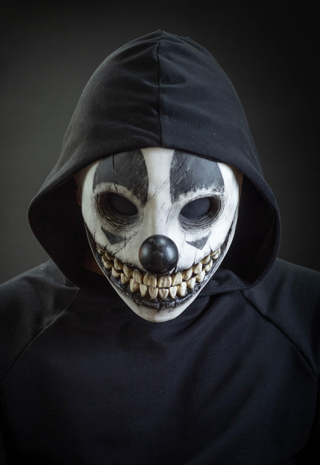 Smile clown mask Dark shape for gift, Halloween, cosplay or party