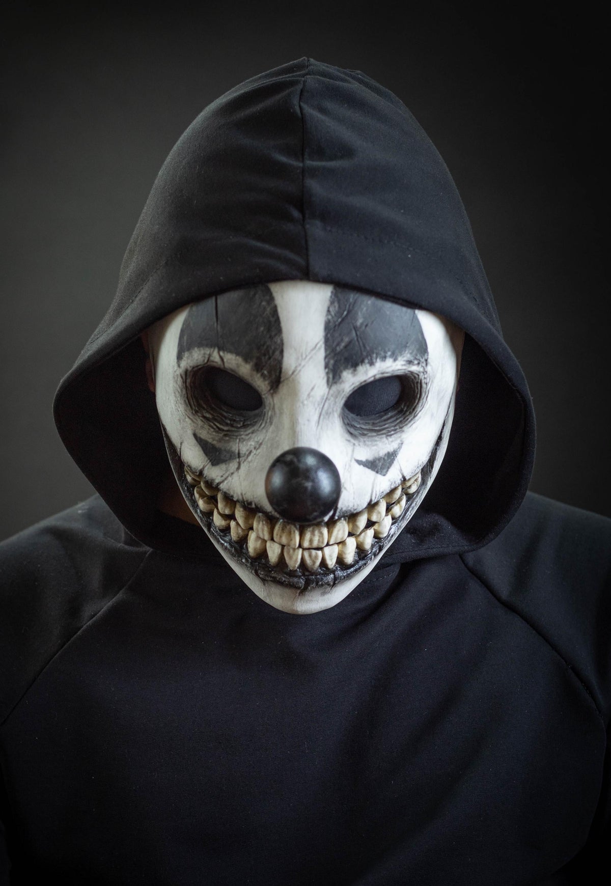 Smile clown mask Dark shape for gift, Halloween, cosplay or party