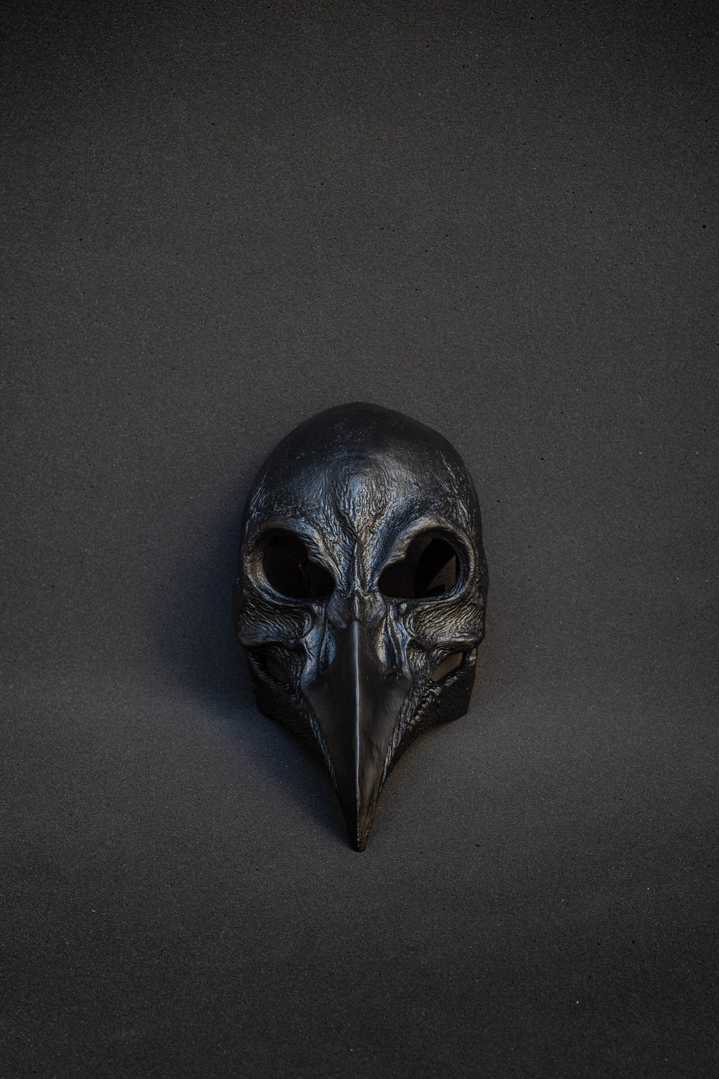 Plague Doctor mask Bird skull with a movable jaw.