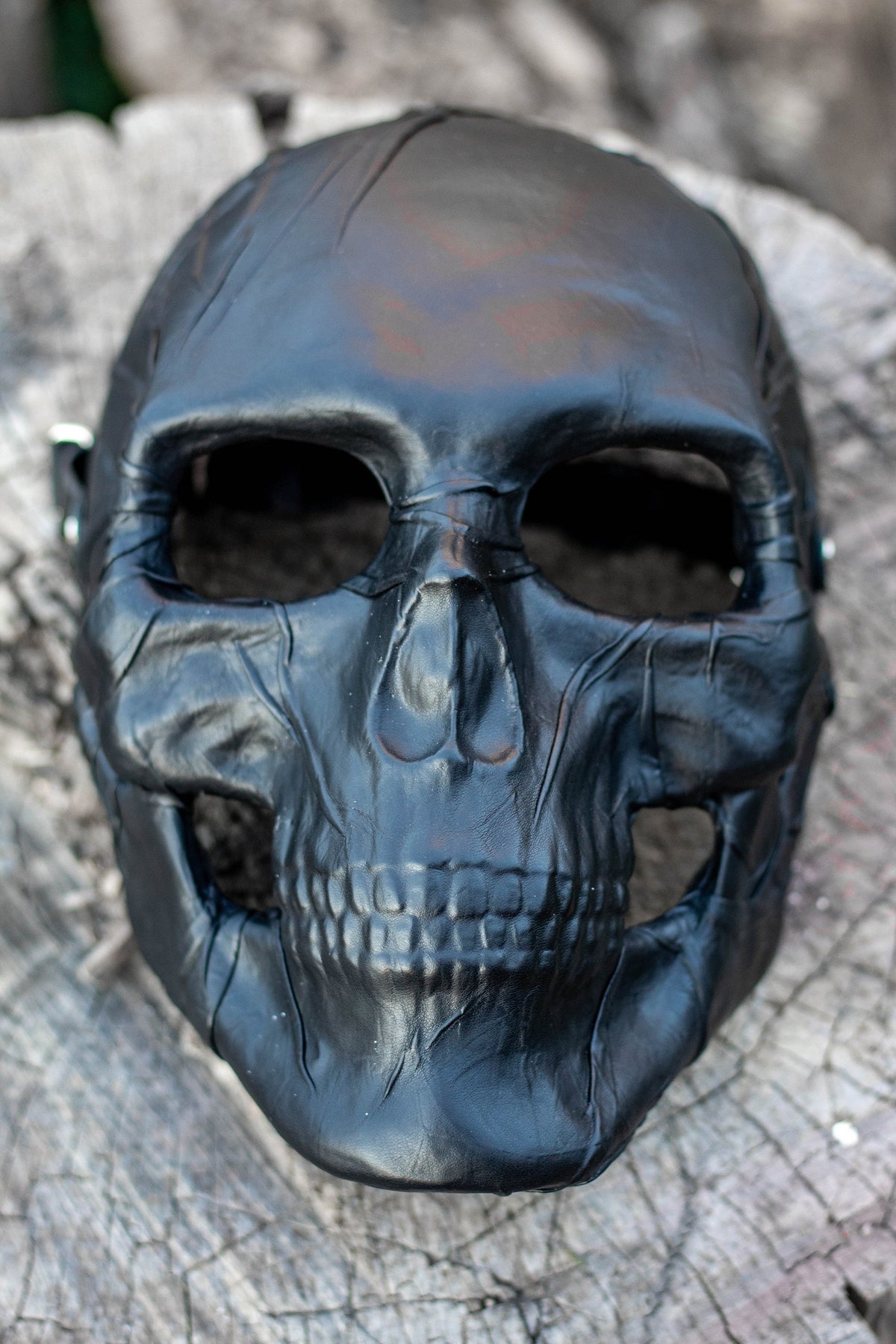 Skull Mask leatherette full face