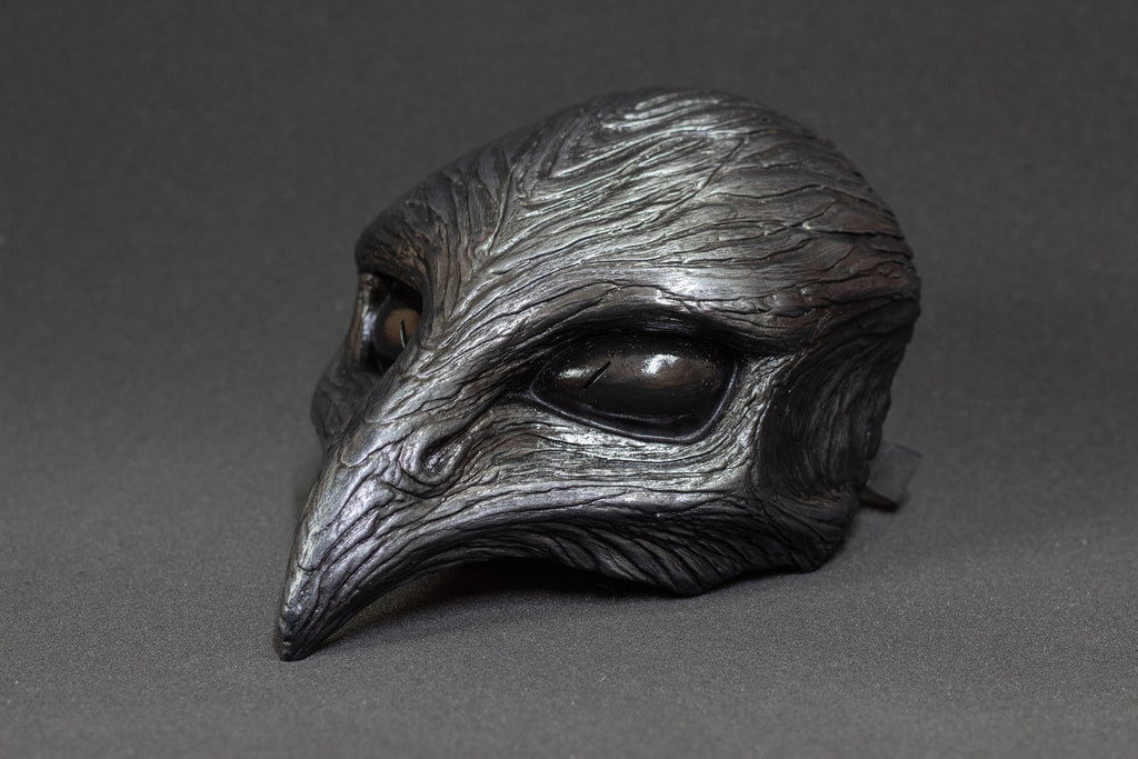 Bird mask halfmask metal shape