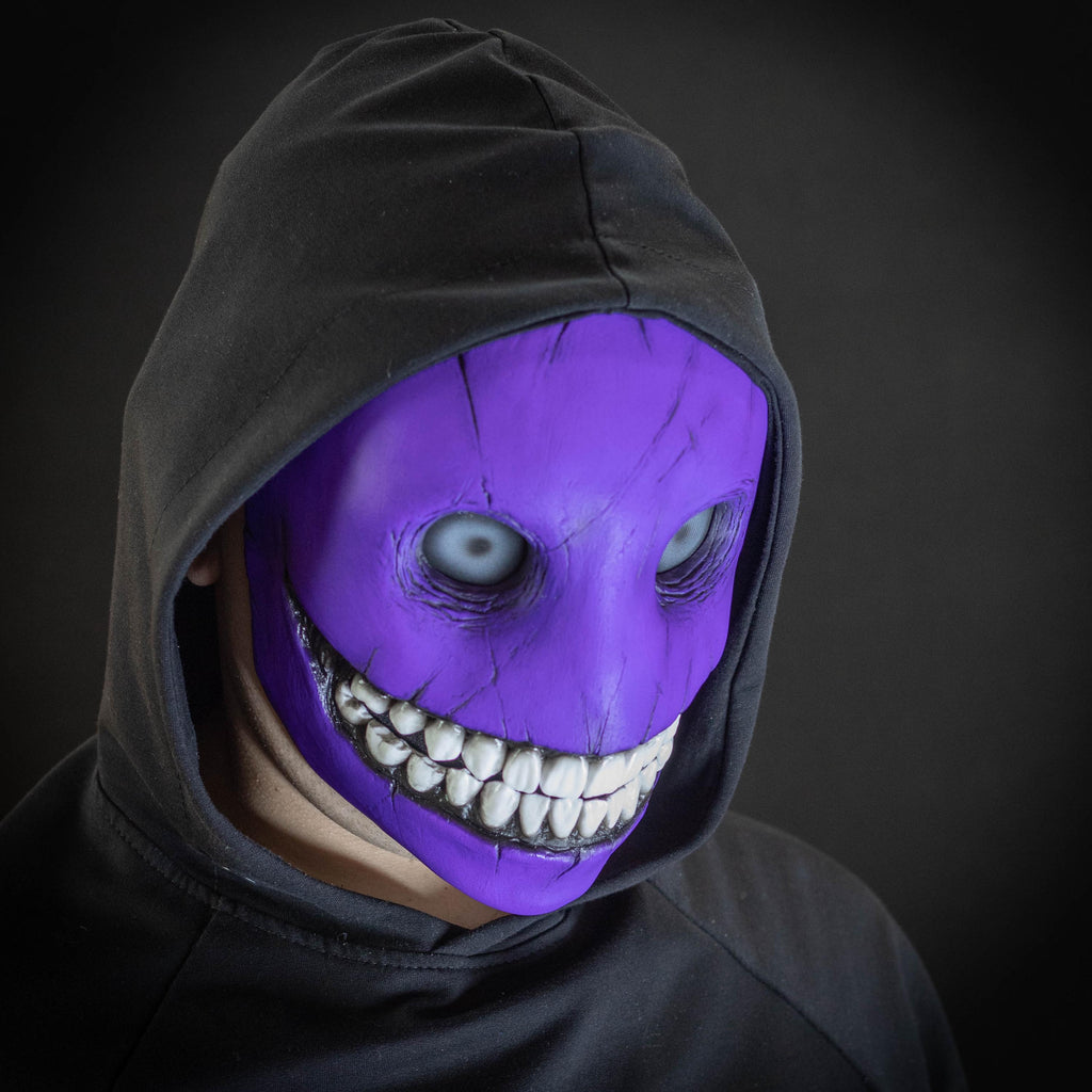 Purple Smile Mask: Halloween Cosplay Gift