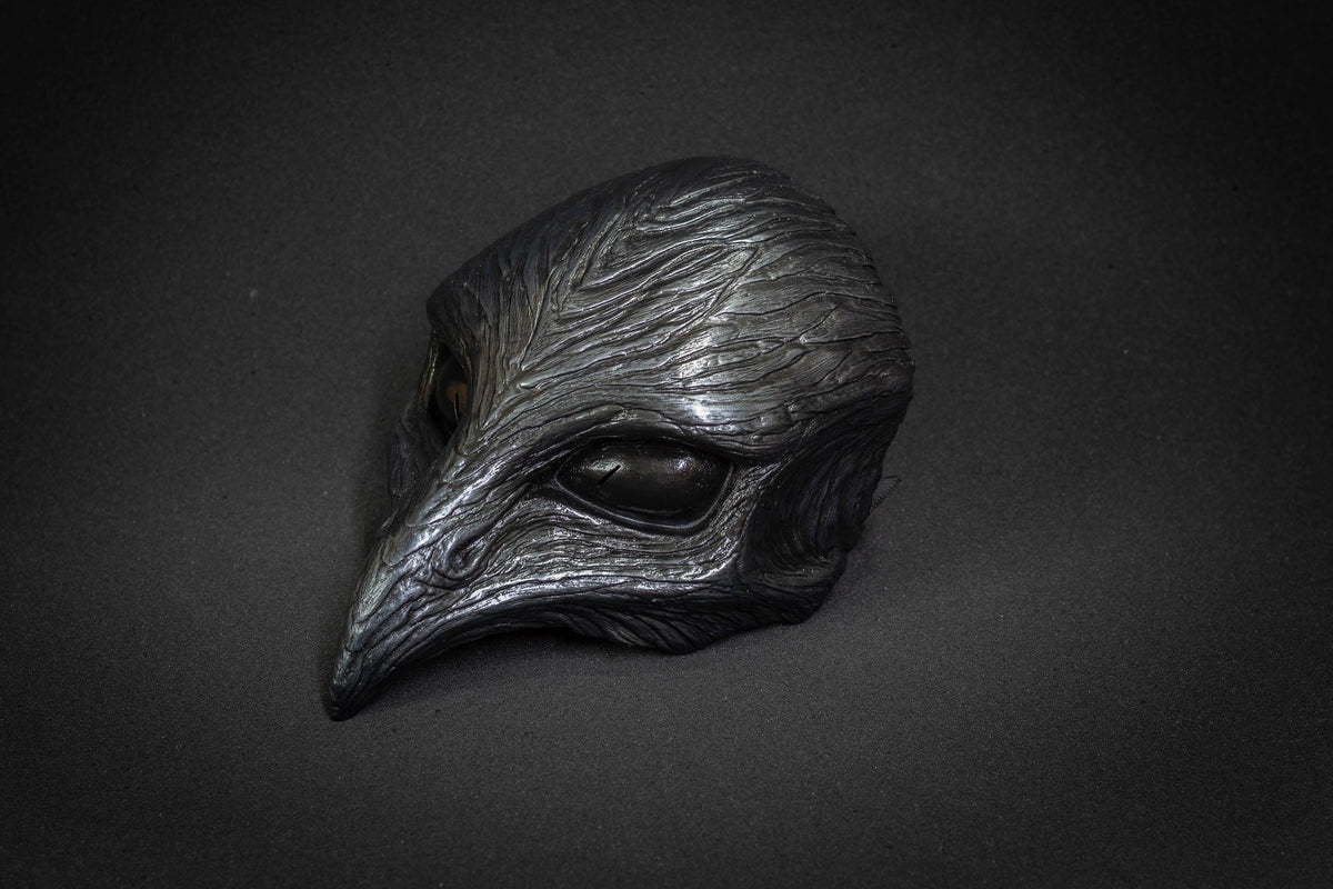 Bird mask halfmask metal shape