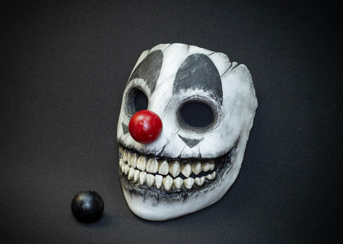 Smile clown mask Dark shape for gift, Halloween, cosplay or party
