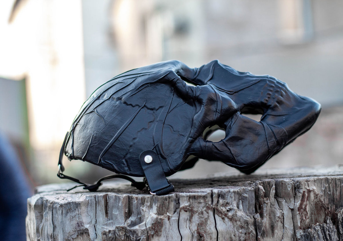 Skull Mask leatherette full face