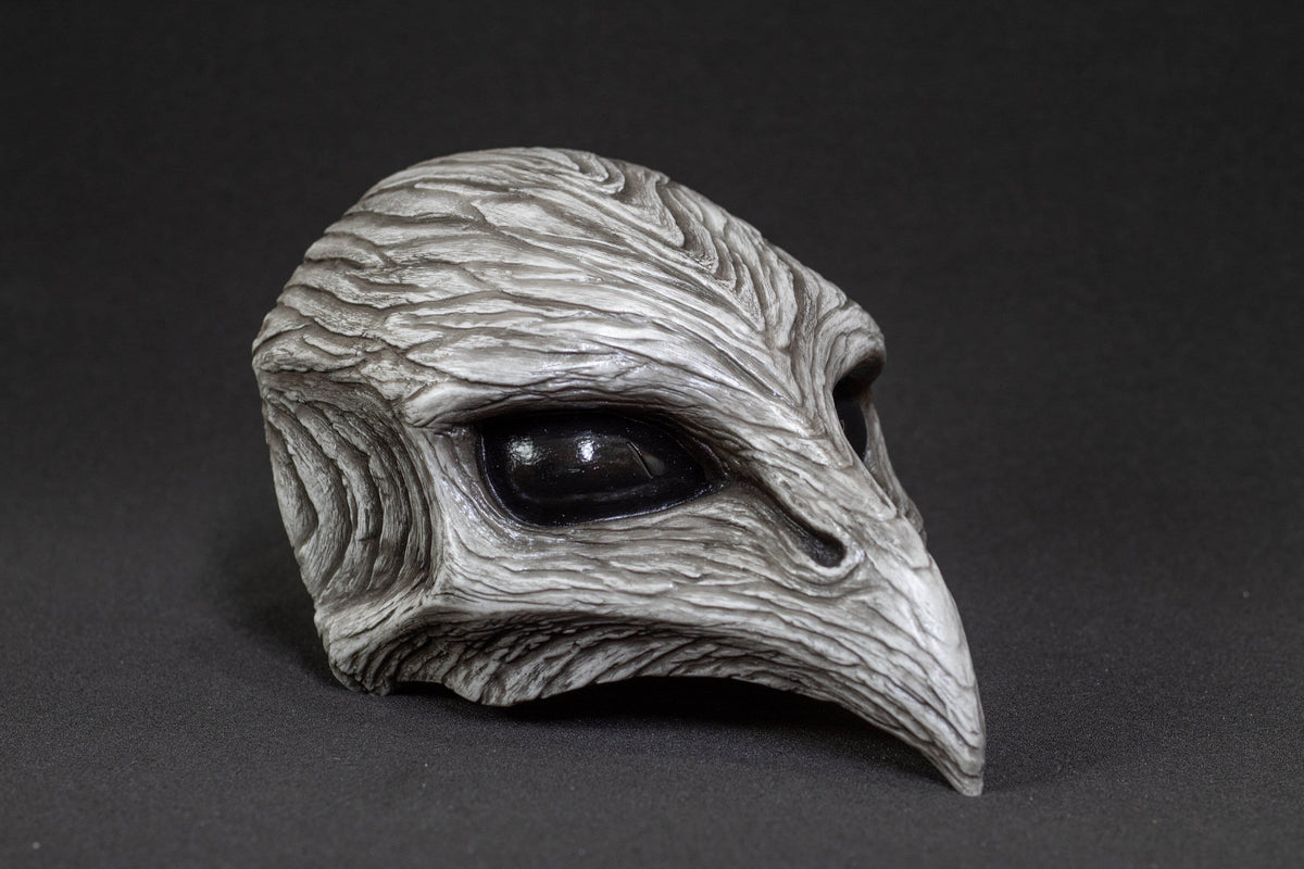 Plague Bird mask halfmask white bone shape