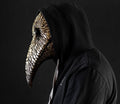 Plague Doctor mask, bone shape for Halloween
