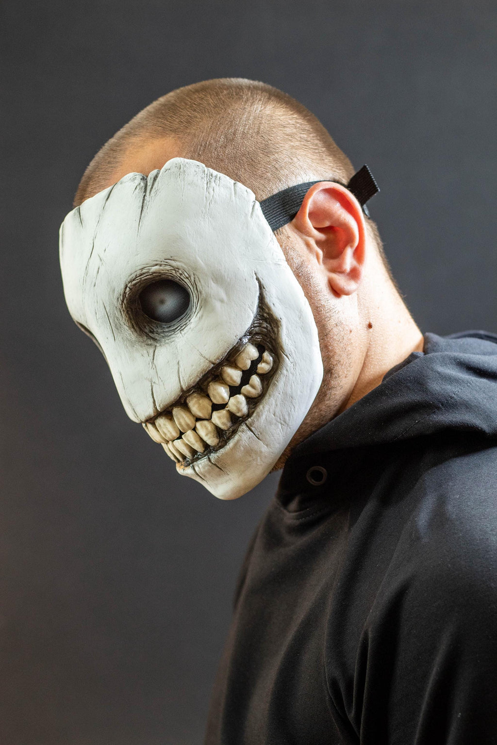 Smile Mask: Halloween Cosplay, Handmade Hard Plastic