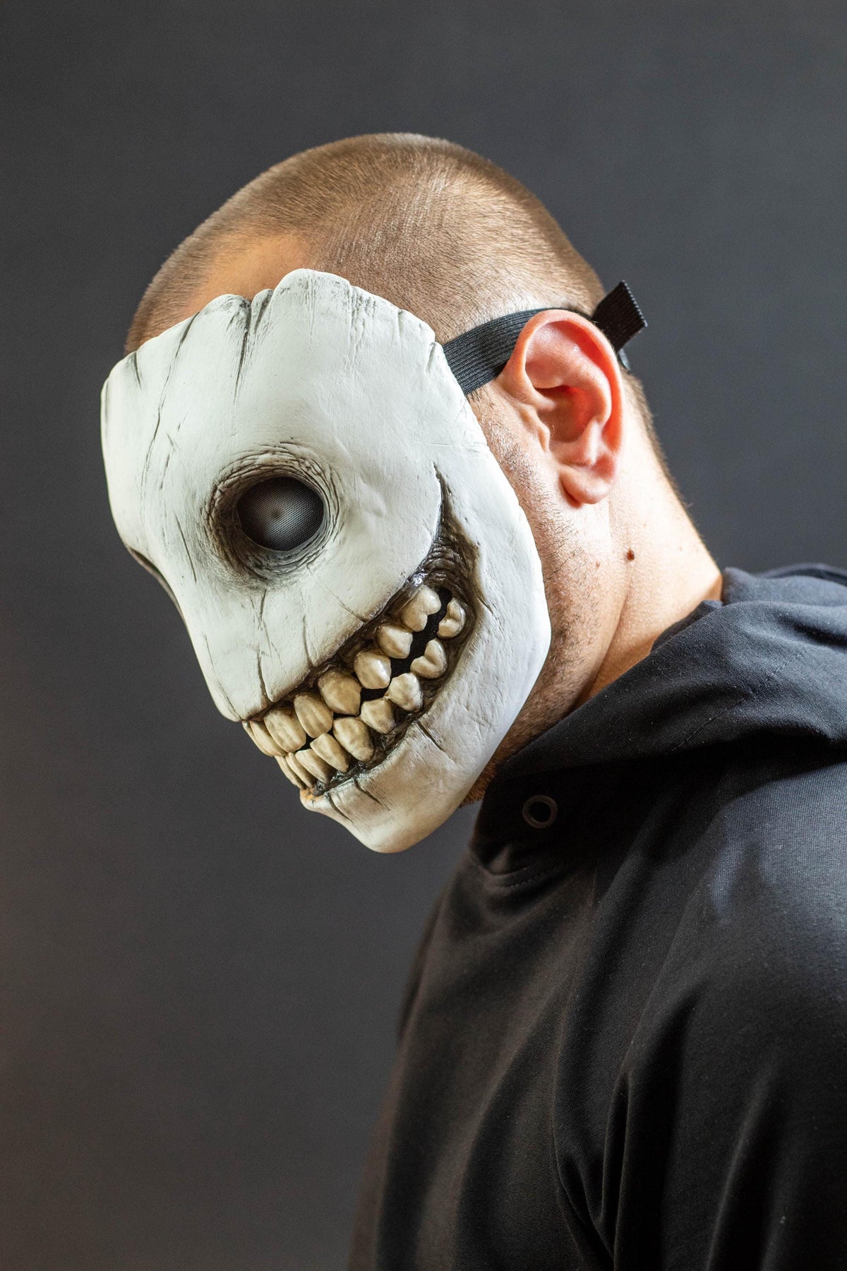 Smile Mask: Halloween Cosplay, Handmade Hard Plastic