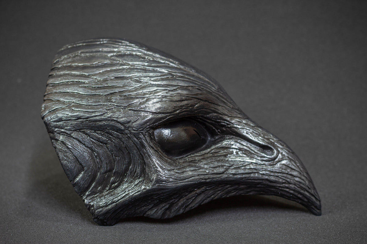 Bird mask halfmask metal shape