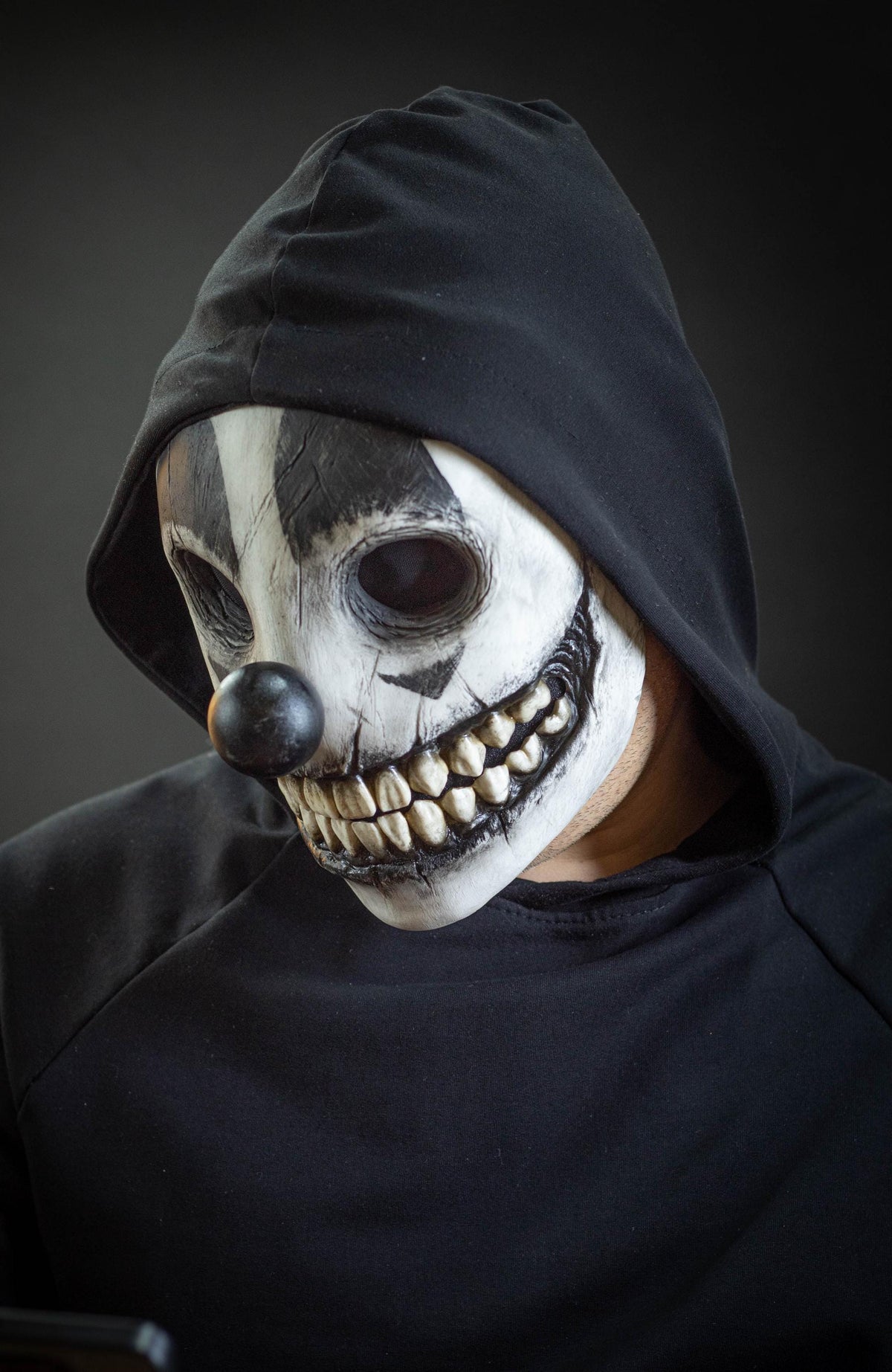 Smile clown mask Dark shape for gift, Halloween, cosplay or party