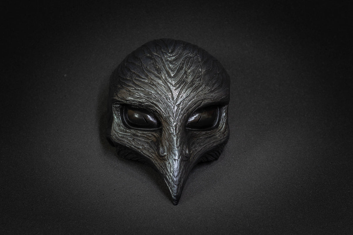 Bird mask halfmask metal shape