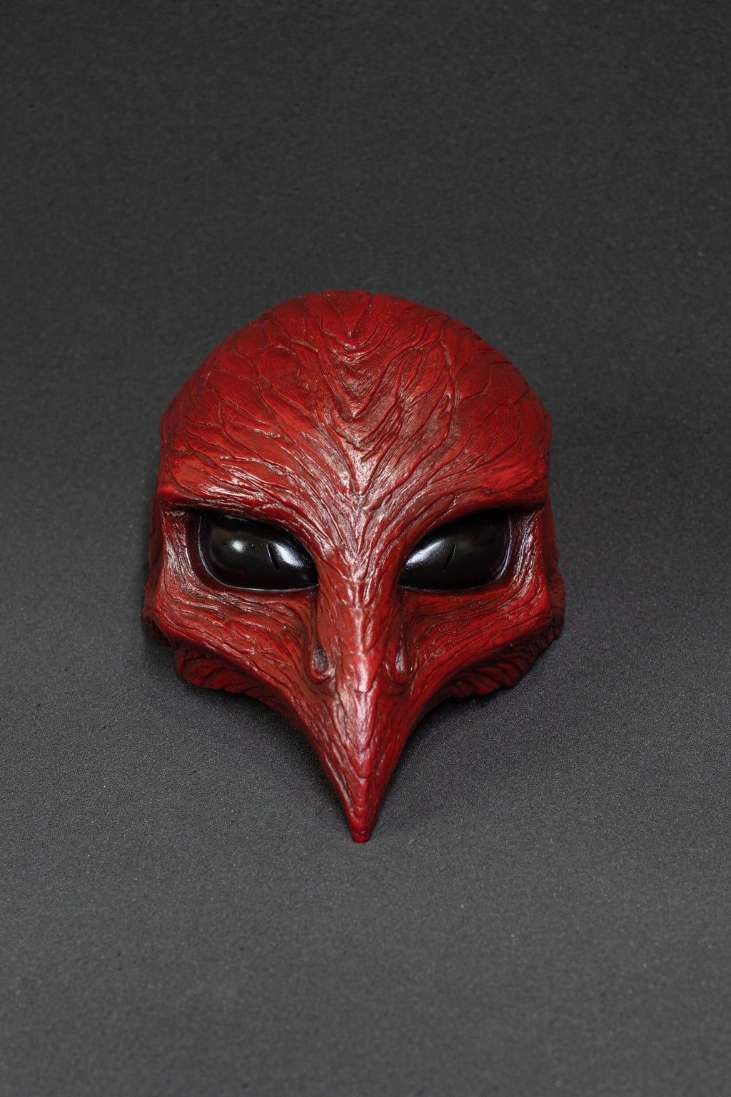 Bird mask halfmask red shape
