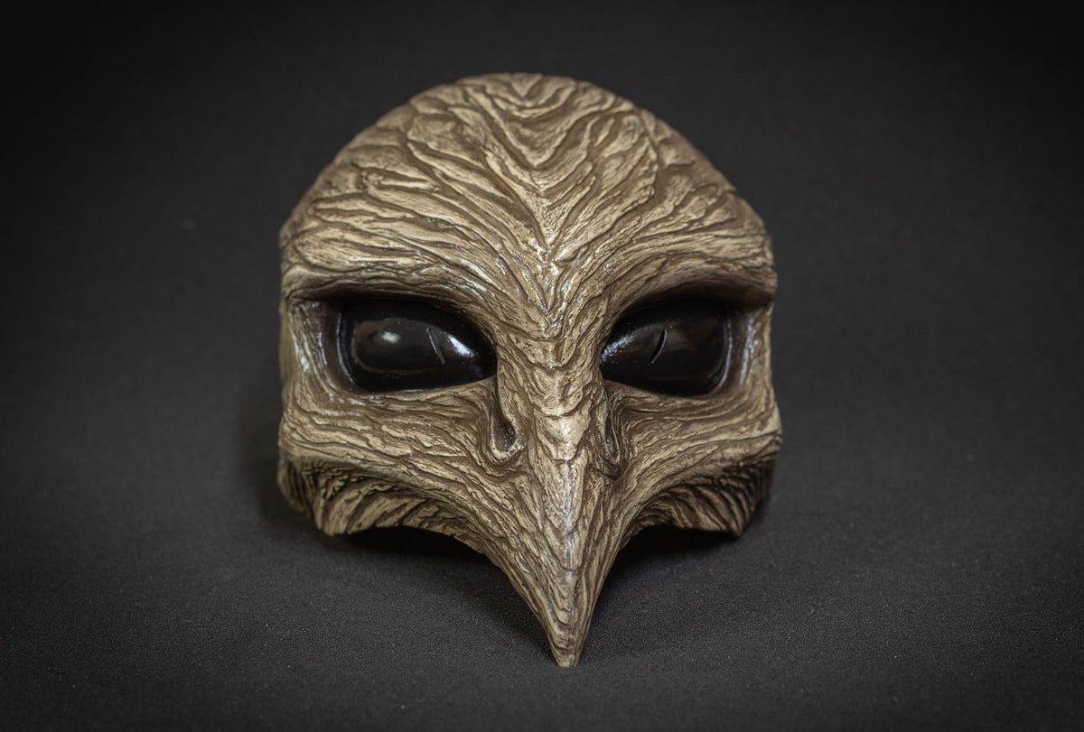 Bird mask halfmask bone shape