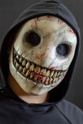 Smiley mask with blood splatters for halloween or cosplay also great gift