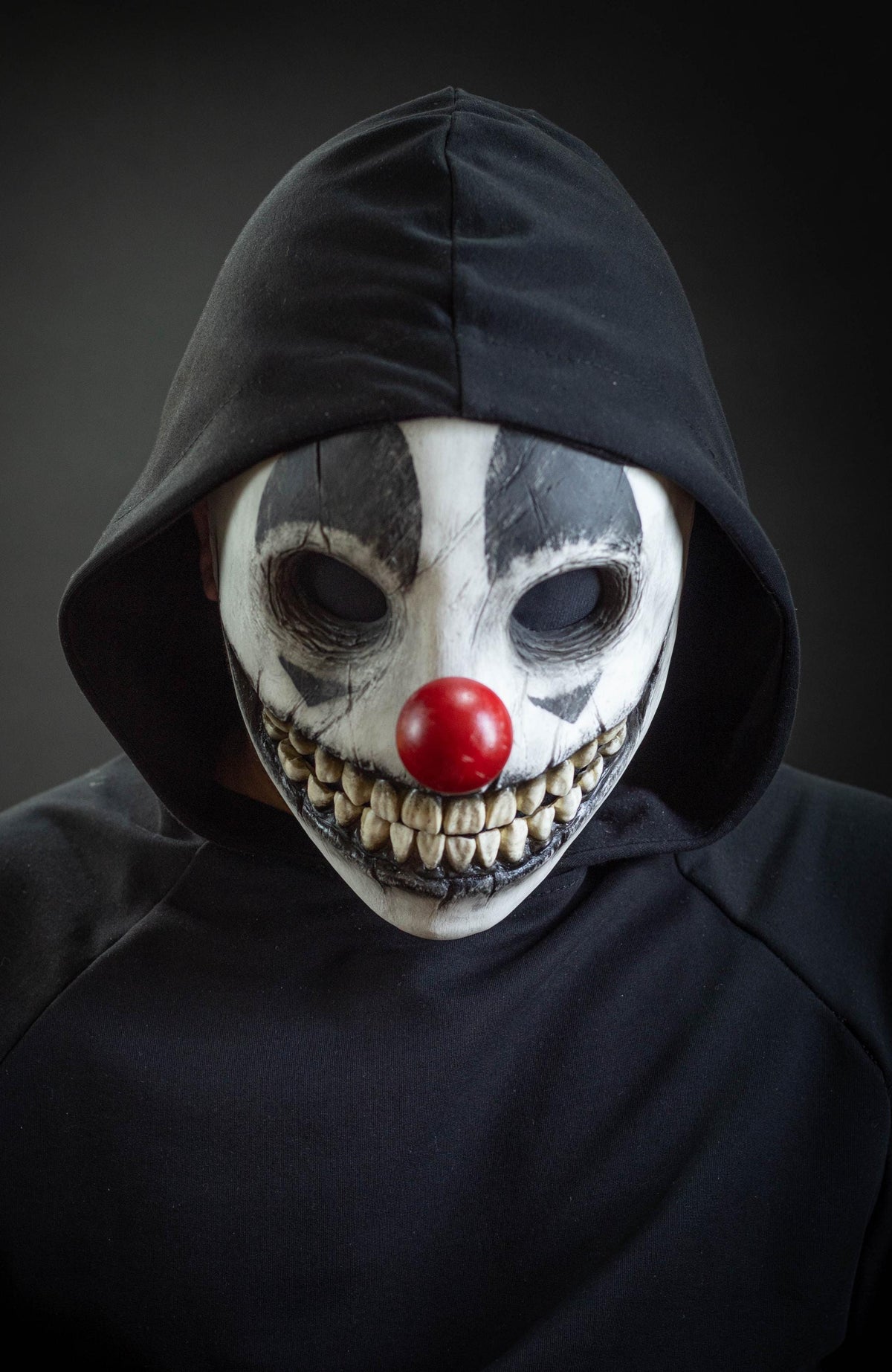 Smile clown mask Dark shape for gift, Halloween, cosplay or party