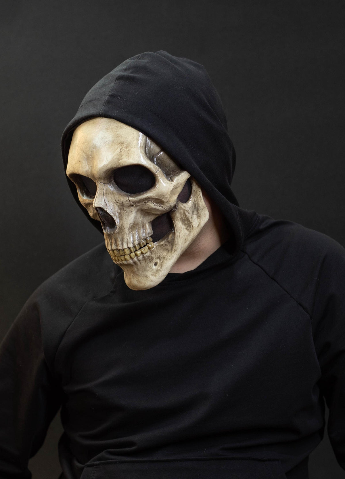 Human Skull Mask full face with realistic teeth and bone shape