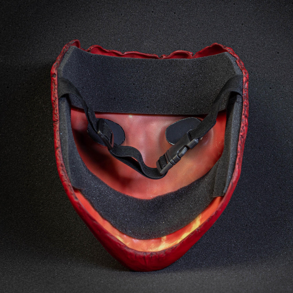 Creepy Smile Mask: Red Cosplay Halloween Mask