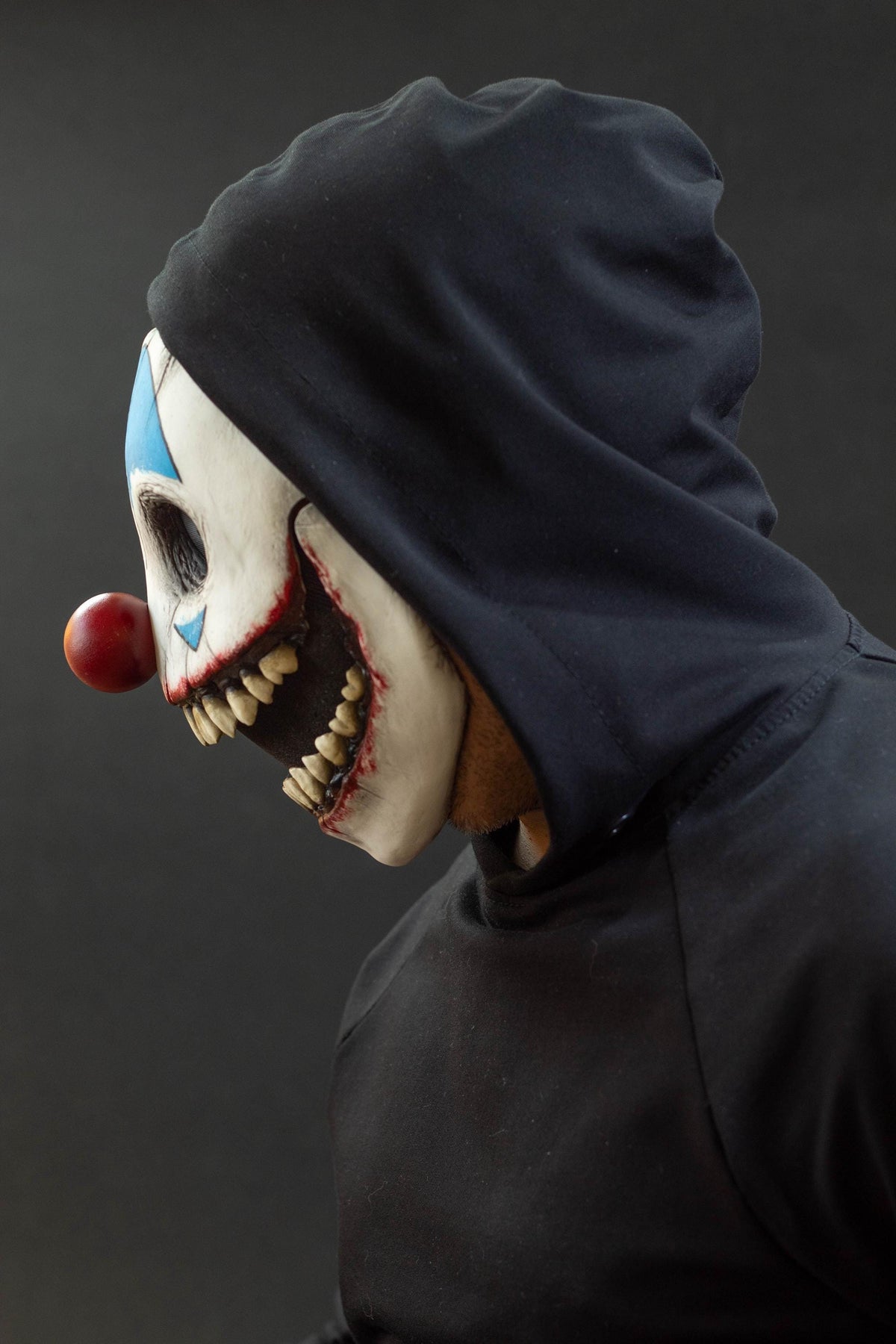 Smile clown mask with movable jaw for gift, Halloween, cosplay or party