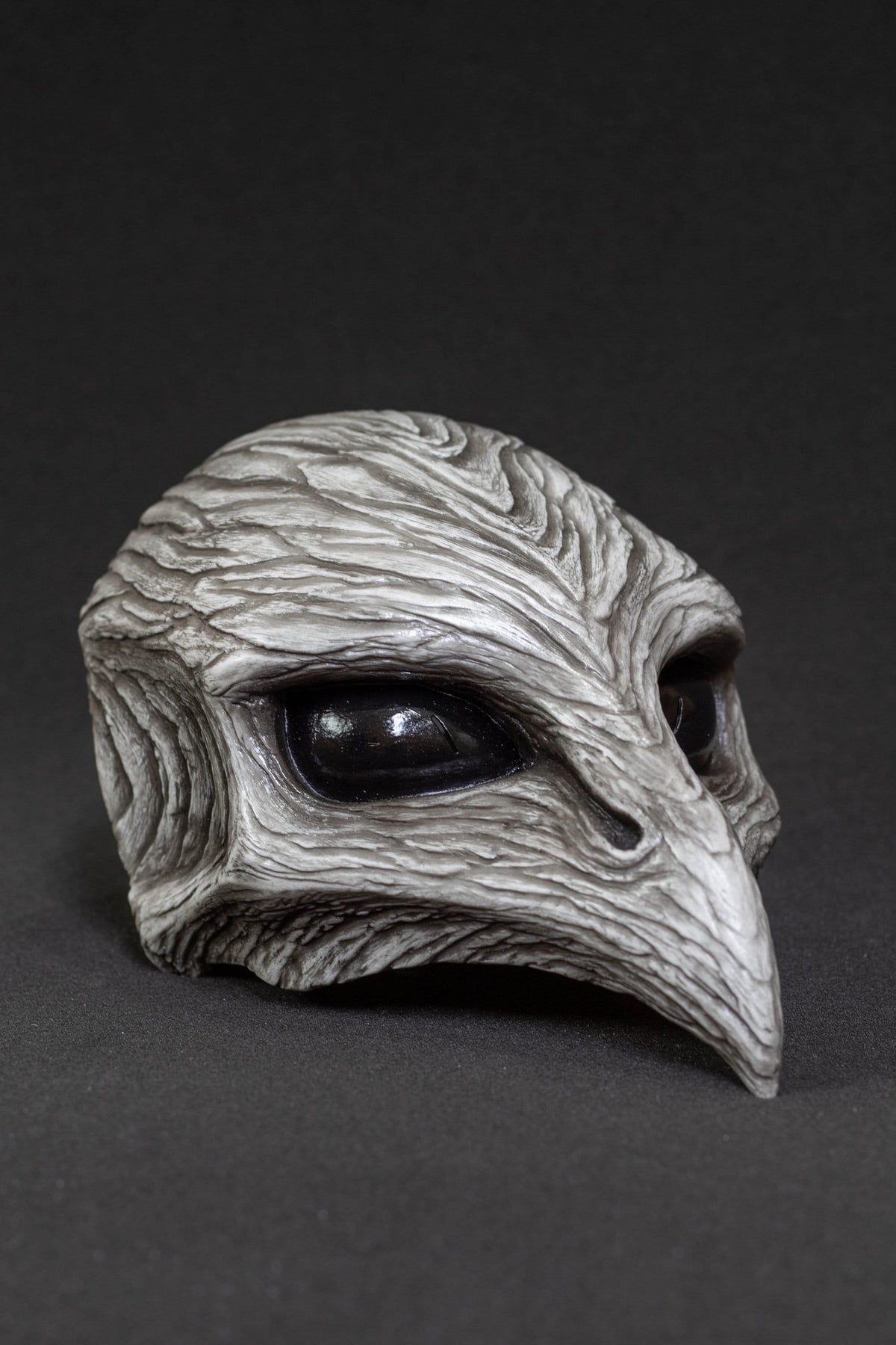 Plague Bird mask halfmask white bone shape