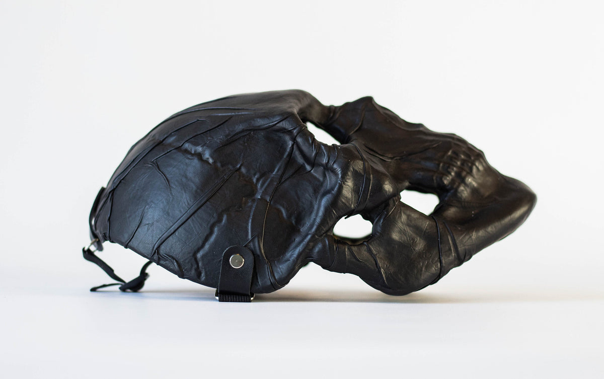 Skull Mask leatherette full face