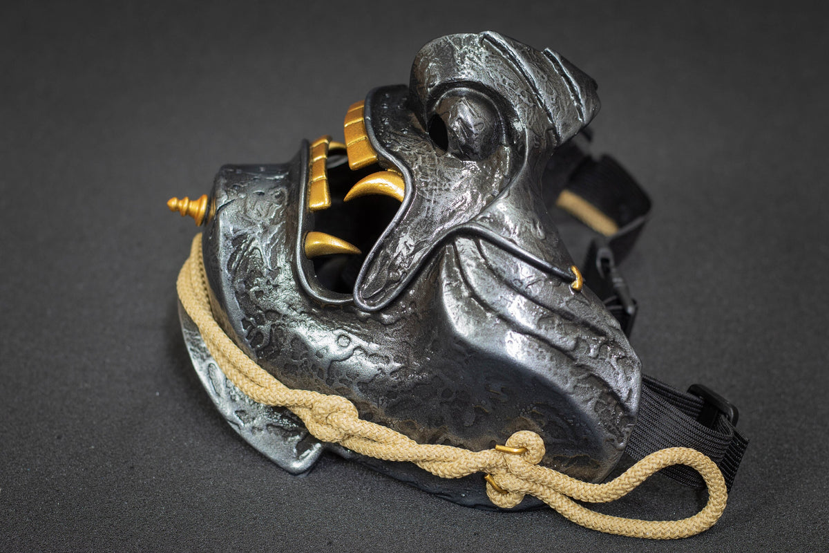 Ghost of Tsushima mask . Menpo Demon Mask