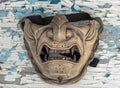 Ghost of Tsushima mask Crackle shape. Demon Menpo mask