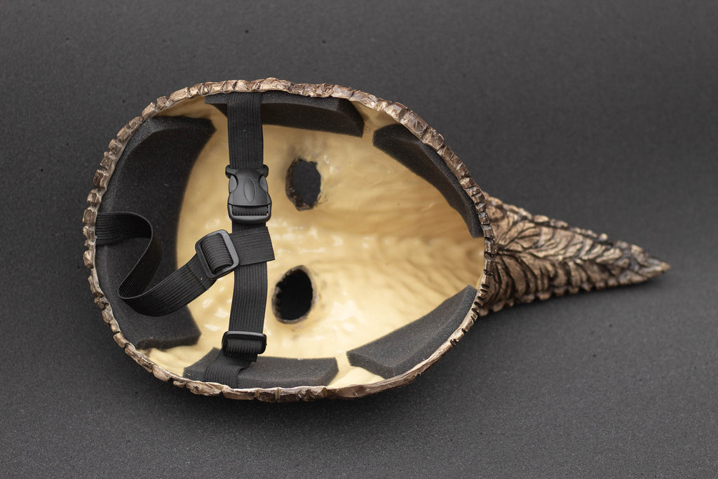 Plague Doctor mask, bone shape for Halloween