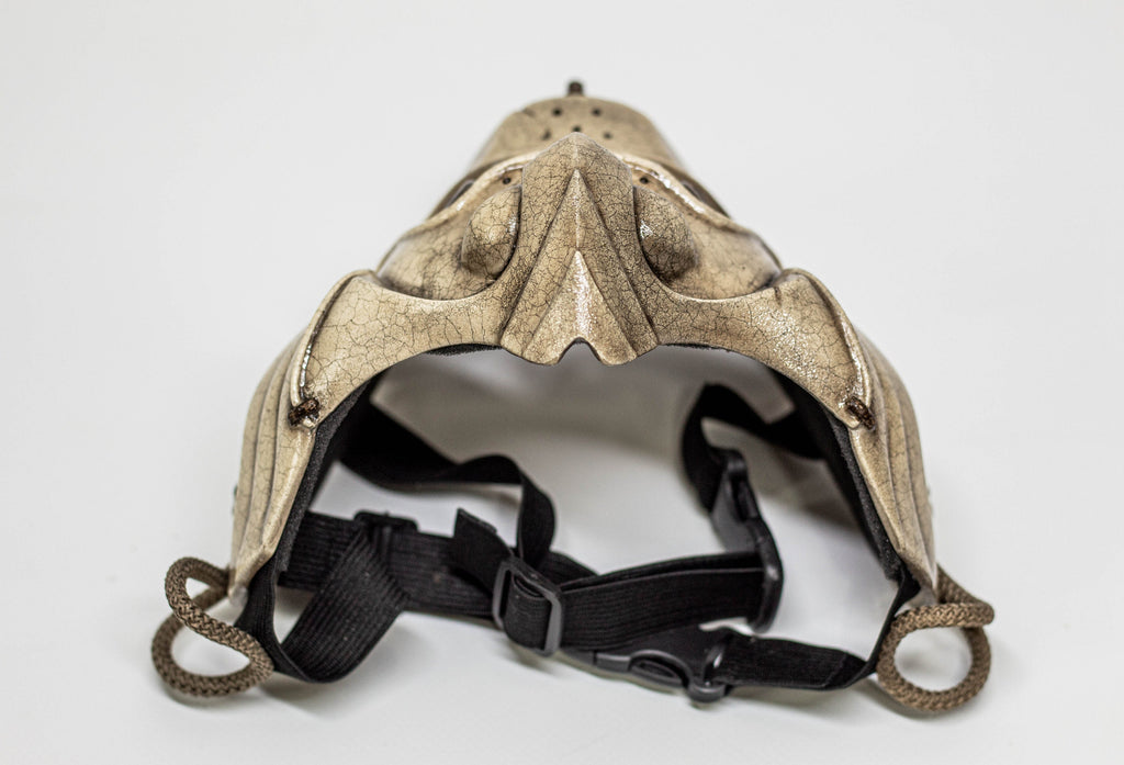 Ghost of Tsushima mask Crackle shape. Demon Menpo mask