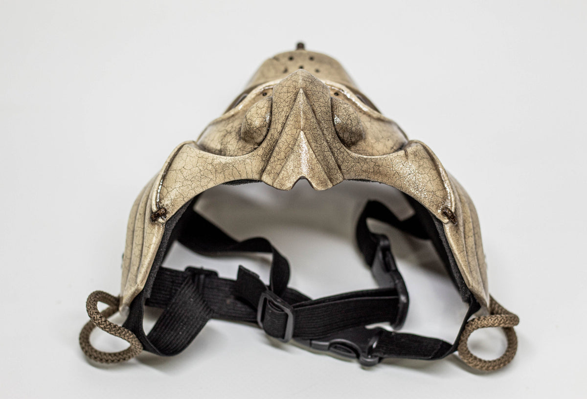 Ghost of Tsushima mask Crackle shape. Demon Menpo mask