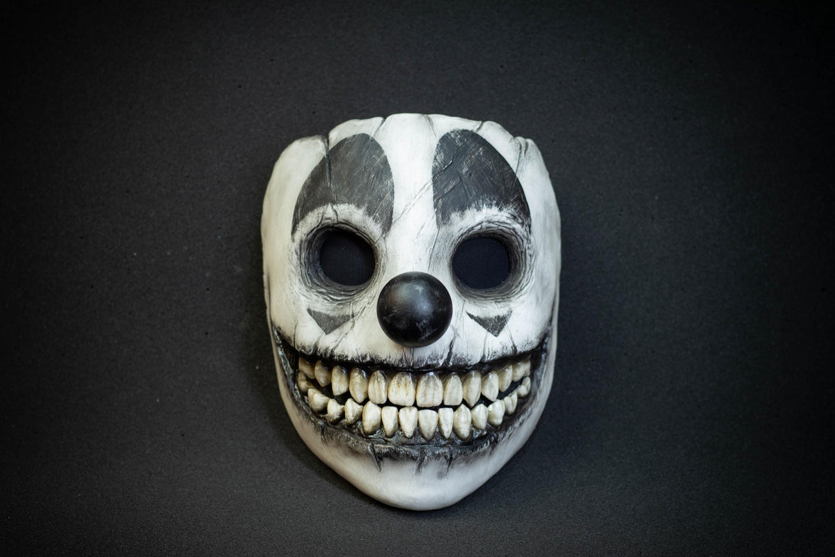 Smile clown mask Dark shape for gift, Halloween, cosplay or party