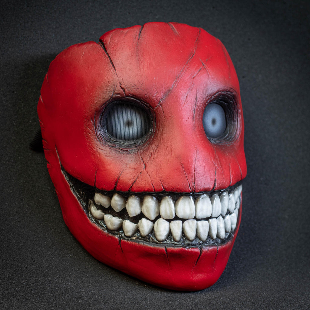 Creepy Smile Mask: Red Cosplay Halloween Mask