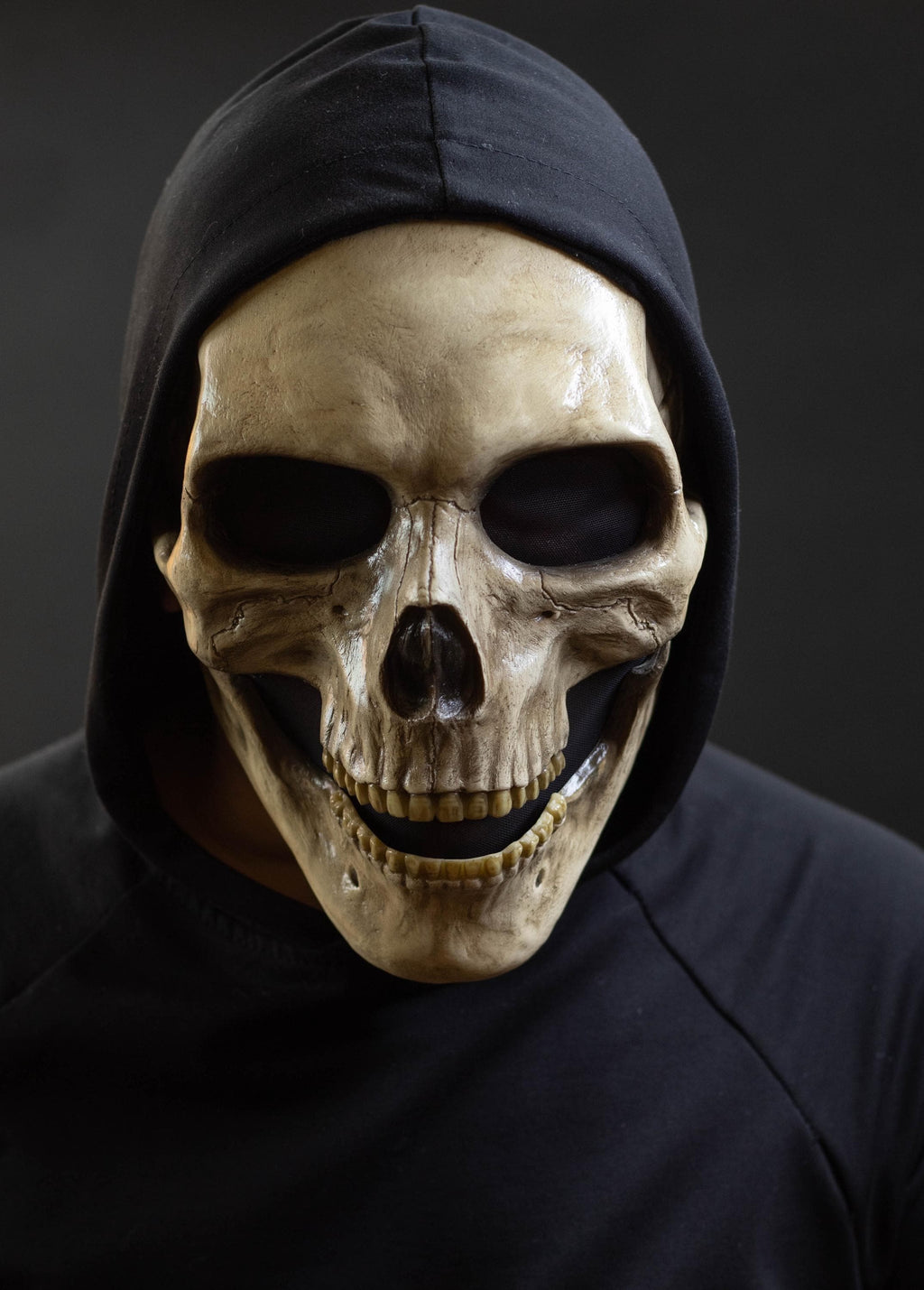 Human Skull Mask full face with realistic teeth and bone shape
