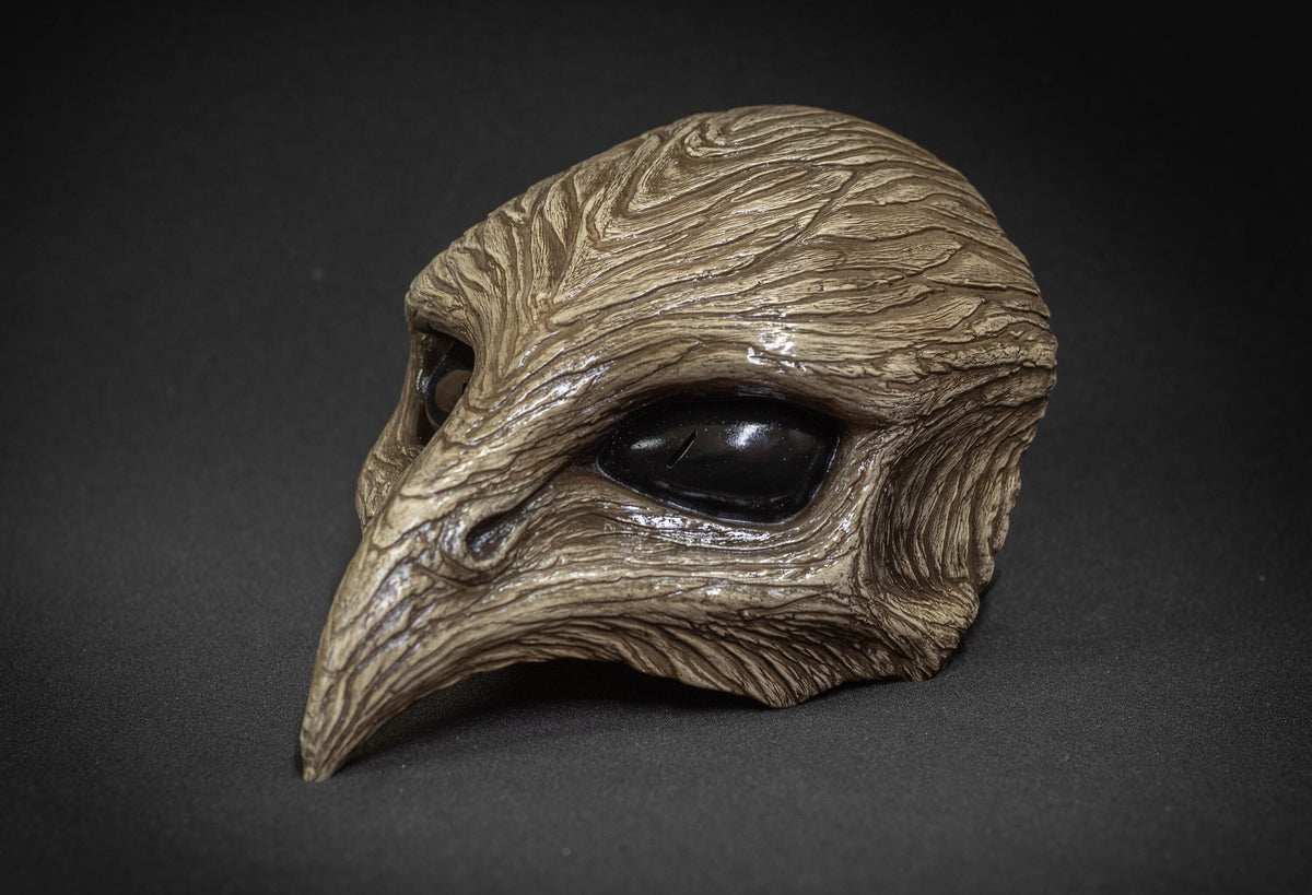 Bird mask halfmask bone shape