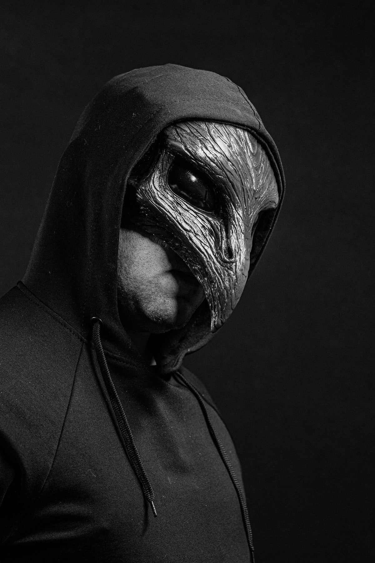 Bird mask halfmask bone shape